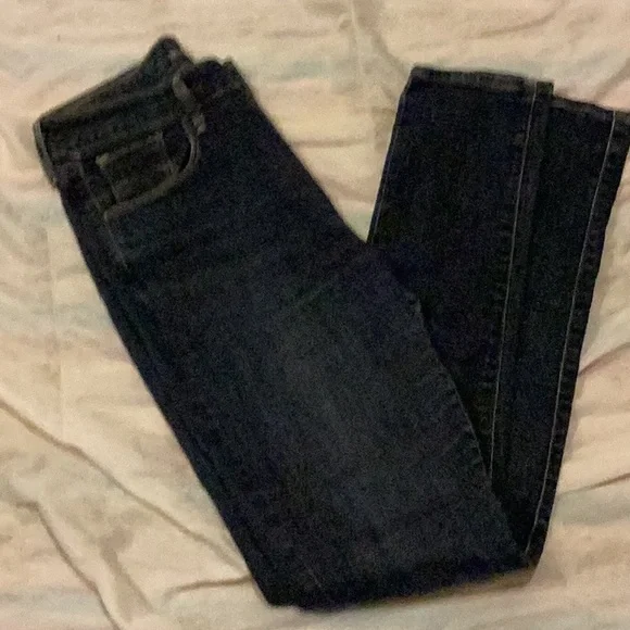 Womens Sliver label Levis Jeans dark denim rInse SKINNY W28 32L - Picture 7 of 10